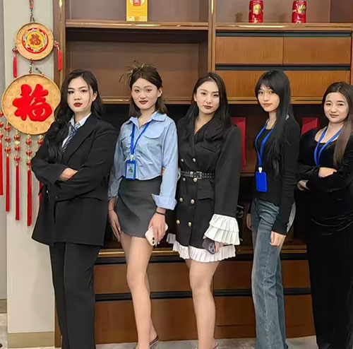 华纳公司客服团队合影